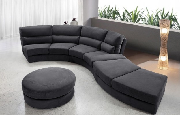 black sofa