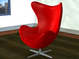 red chair