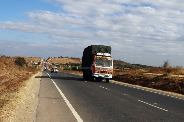 truck on the road 2